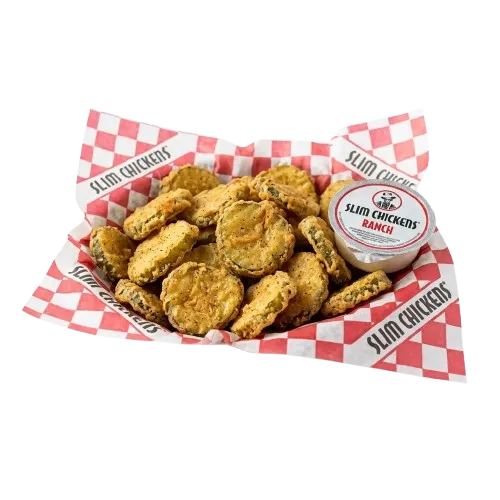 Chickens Fried Pickles