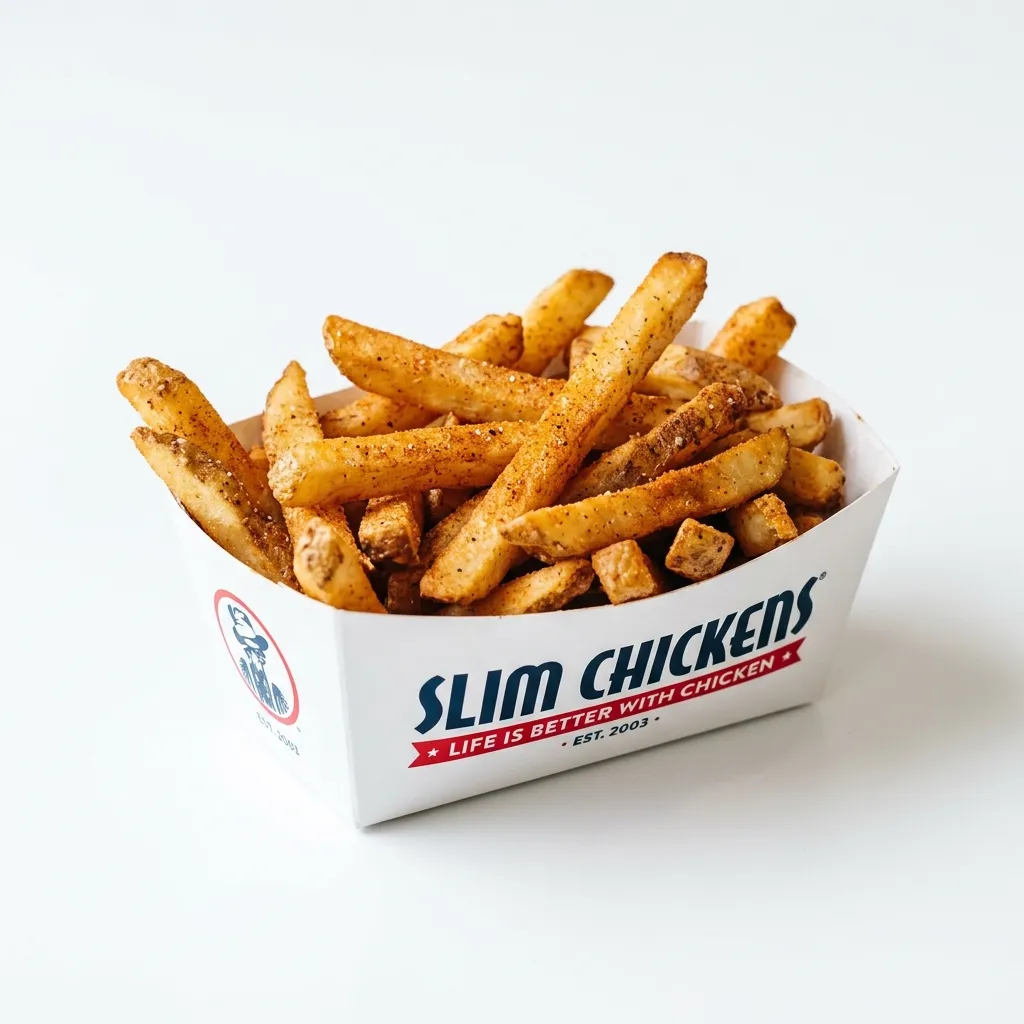 Seasoned French Fries Slim Chickens Review